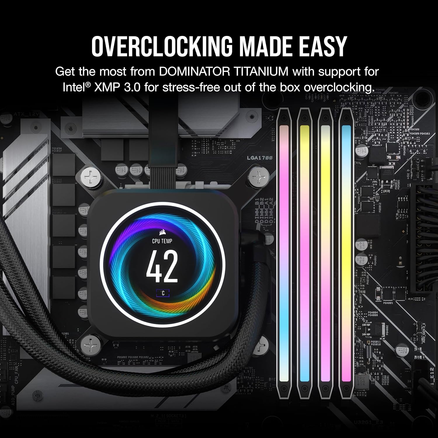 Corsair Dominator Titanium 32GB (2x16GB) 7200MHz DDR5 Memory Kit White Corsair Dominator Titanium 32GB (2x16GB) 7200MHz DDR5 Memory Kit White